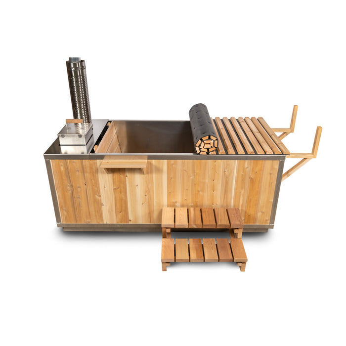 LeisureCraft CT The Starlight Wood-Burning Hot Tub