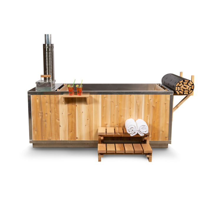 LeisureCraft CT The Starlight Wood-Burning Hot Tub