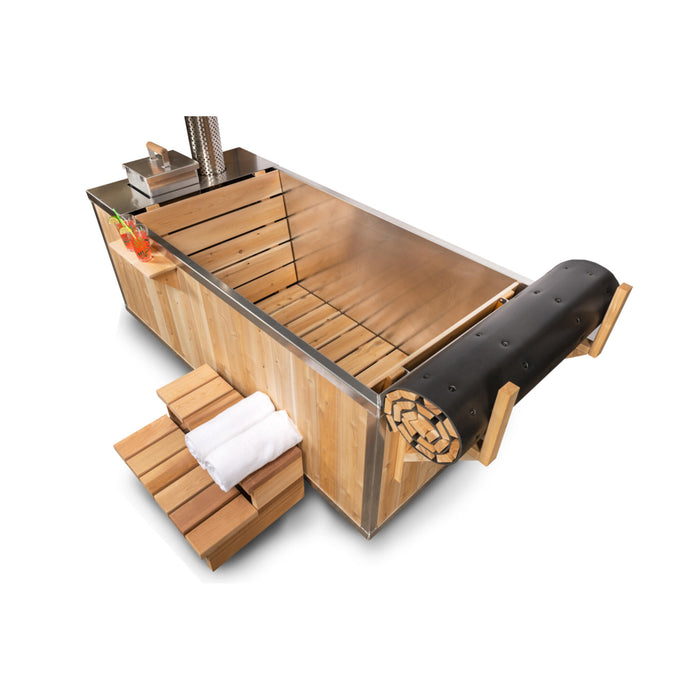 LeisureCraft CT The Starlight Wood-Burning Hot Tub