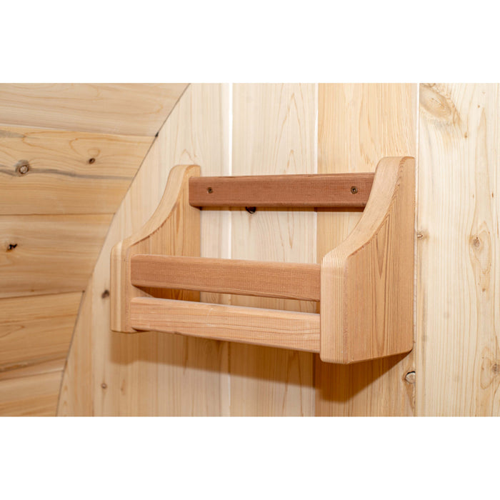 Dundalk LeisureCraft Cedar Bottle Shelf Sauna Accessory