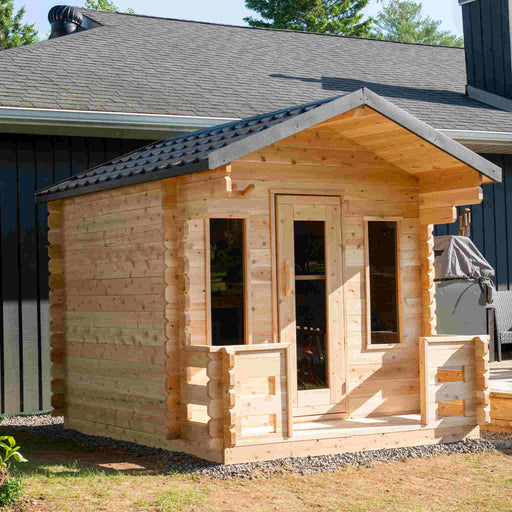 Dundalk LeisureCraft Georgian Cabin Sauna with Porch CTC88P