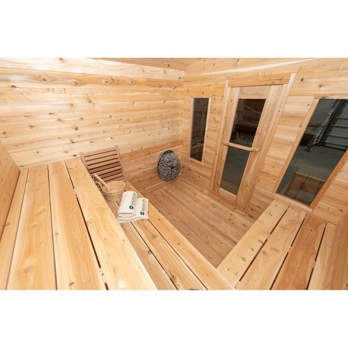 Dundalk LeisureCraft Georgian Cabin Sauna with Porch CTC88P