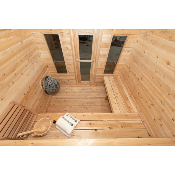 Dundalk LeisureCraft Georgian Cabin Sauna with Porch CTC88P