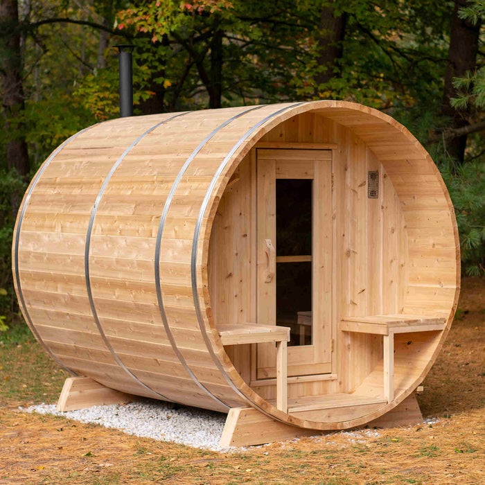 Dundalk LeisureCraft Serenity Barrel Sauna CTC2245W