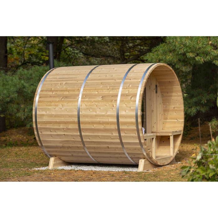 Dundalk LeisureCraft Serenity Barrel Sauna CTC2245W