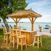 Dundalk LeisureCraft Tropical Paradise Tiki Bar CT4896