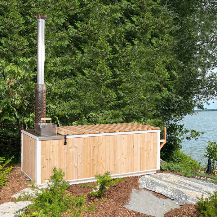 LeisureCraft CT The Starlight Wood-Burning Hot Tub