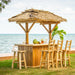 Dundalk LeisureCraft Tropical Paradise Tiki Bar CT4896